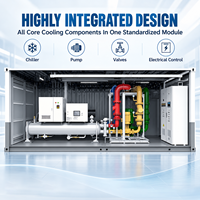 Système de refroidissement de précision à haute efficacité avec surveillance à distance, système de contrôle PLC, unité de refroidissement modulaire pour laboratoires