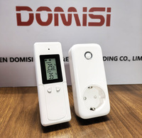 Nouveau design 15 ans de fabrication dorée Domisi Thermostat d'ambiance électrique sans fil pour chauffage par le sol, chauffage mural