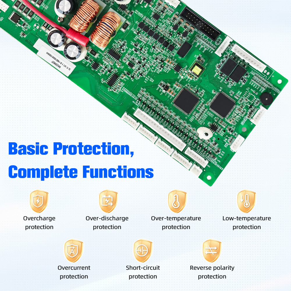 Tianpower Bms 8s 24v Lifepo4 Battery Management Systems 15s 48v Lifepo4 Bms 16s 100a Home Energy Storage Bms LCD Wifi Optional · image 3
