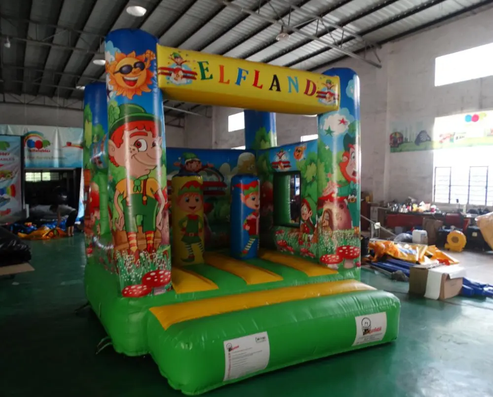 Lớn Vui vương quốc động vật chủ đề inflatable Lâu Đài Bouncy nhà cho bán