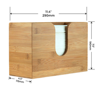 Maison Écologique de Stockage Fixé Au Mur Papier Organisateur Titulaire pour Cuisine Salle De Bain