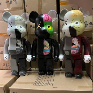 ตุ๊กตาหมี <span class=keywords><strong>Bearbrick</strong></span> ขนาด 70 ซม. <span class=keywords><strong>1000</strong></span>% แบบครึ่งตัว หมีบล็อก หมีรุนแรง ของตกแต่ง รูปปั้น <span class=keywords><strong>Bearbrick</strong></span> - Product Image 2