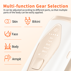 Refrigeración  belleza hogar mujeres mano eliminación permanente vello cuerpo sin dolor portátil Ipl máquina láser depiladora - Product Image 6