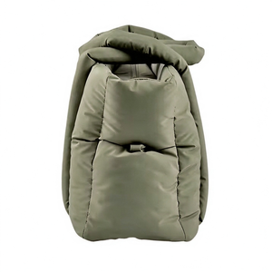 Sac de voyage matelassé en nylon avec logo personnalisé, sac à langer pour maman, sac de week-end - Product Image 5