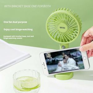 Ventilador Portátil Recargable USB con Soporte para Teléfono, Novedad 2026, Producto Más Vendido, Mini Ventilador de Mano - Product Image 3