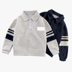 Camiseta Polo para Niños, Estilo Otoñal, Sudadera Cálida para Niños Grandes, Camiseta Interior - Product Image 3