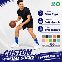 Chaussettes décontractées personnalisées avec logo, en coton extensible doux, broderie de logo, OEM ODM, en gros, certifiées OEKO-TEX