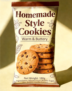 Échantillon Gratuit - Sachet Personnalisé à Scellage Arrière en PET/PE pour Biscuits - Scellage Thermique, Qualité Alimentaire, Fraîcheur Assurée, Robuste et Durable - Product Image 5