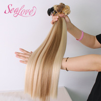 Offre Spéciale : Extensions de Cheveux Russes Pré-Collées en U, Cheveux Humains Double Drawn Remy Vierge, Pointes en U Pré-Collées