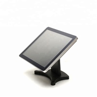 PC tout-en-un industriel à écran plat de 17 pouces, tactile capacitif 10 points, panneau AU pour restaurant, POS, Win7, Win11, Linux
