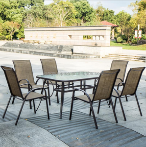 Outdoor Patio Conversation Relax Dining Dinning Tables and Chairs Patio <strong>Garden</strong> <strong>Furniture</strong> <strong>Set</strong> Metal Steel Modern <strong>8</strong> <strong>Piece</strong> Cafe <strong>Set</strong> - Product Image 3