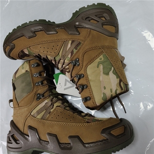 TSB08 Customized Coffee CP Camouflage Stock Short Brown Sneakers Training Men <b>Hiking</b> Long <b>Boots</b> - Product Image 1