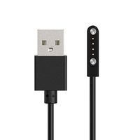 Câble de charge magnétique USB-A 1A à 2 ou 4 broches personnalisé OEM pour montre connectée, idéal pour les appareils portables
