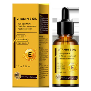 Huile de vitamine E 30 ml, spectre complet, D-Alpha-Tocophérol, absorption rapide, pour la peau, les cheveux, les ongles, hydratante, éclaircissante - Product Image 2