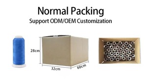 720 màu sắc 120D/2 4000y thêu ren mercerized nhuộm mô hình độ bền cao độ bền kéo tốt cho máy thêu - Product Image 4