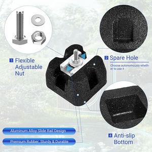 Support de fixation manuel en plastique YOD pour mini-split, kit de base en caoutchouc pour pieds de <span class=keywords><strong>climatiseur</strong></span> HVAC - Product Image 4