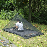 Moustiquaire, Moustiquaire anti-moustiques, Moustiquaire de camping, Extérieur, Anti-moustiques Comprend 4 chevilles