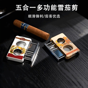 Cortador y Abridor de Cigarros Multifuncional 5 en 1 de Acero Inoxidable JOFI JT-J117 al por Mayor para Bares de Cigarros - Product Image 4