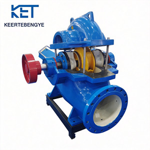 Source Factory CE-certified Horizontal Centrifugal Double-<b>suction</b> <b>Pump</b> for Large-volume Irrigation and Drainage During Drought. - Product Image 3