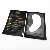 Coussinets pour les yeux d'humidité professionnels patchs de cils Hydrogel de marque privée peluches de collagène jetables sous les coussinets de cils pour les yeux 50 pièces/sac