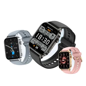 2024 jam tangan pintar olahraga sehat, Android dengan tampilan Tft gelang pintar antiair Ip67 jam tangan pintar elektronik