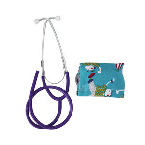 SY-G018 Dupla Cabeça Pressão Arterial Braço Tipo Criança Esfigmomanômetro Aneróide Com Estetoscópio Kit - Product Image 3