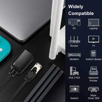 Câble d'extension Ethernet Cat8 en gros RJ45 Mâle vers Femelle 40 Gbit/s 2000 MHz Blindé pour Routeur Modem PC NAS