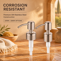 Accessoires de salle de bain en gros, distributeur de savon avec pompe résistante et emballage personnalisé