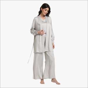 Custom Loungewear Sets Women's Sleepwear Robes Loungwear Wholesale Women Clothing Manufacturer Ladies <b>Pyjamas</b> - Product Image 2