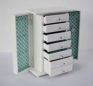 Caja de Joyería de Madera de Alta Gama, Caja de Empaque de Joyería de Lujo para Mujeres y Niñas, para Anillos, Collares y Pulseras - Product Image 6