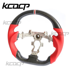 ปรับแต่งคาร์บอนไฟเบอร์ปลอม Alcantara <span class=keywords><strong>พวงมาลัย</strong></span>สําหรับ Nissan R35 GTR 370Z Z34 350Z ตระเวน Armada y62 <span class=keywords><strong>พวงมาลัย</strong></span> - Product Image 2