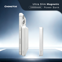 Chargeur portable 10000mAh magnétique sans fil 30W USB-C 15W à charge rapide, batterie externe testée CE FCC RoHS UL2056, solution ODM