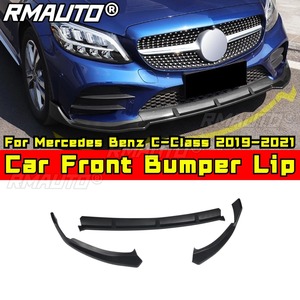 Xe phí<span class=keywords><strong>a</strong></span> trướ<span class=keywords><strong>c</strong></span> Bumper Lip Splitter khuếch tán Spoiler Bumper Guard body Kit đối với Mercedes Benz <span class=keywords><strong>C</strong></span>-Class 2019 2021 Phụ Kiện Xe Hơi - Product Image 1