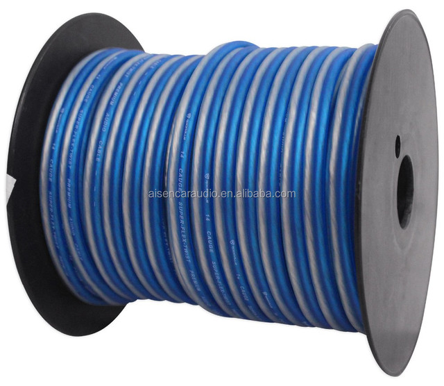 10 12 14 16 Gauge AWG OFC Copper Cca Red Black Flexible Professional Car Audio Speaker Cable Wire