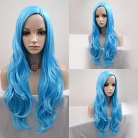 Perruque longue bouclée pour cosplay, effet volumineux, en soie haute température, 7 couleurs, blond pastel, pour femmes, vente en gros par Senmu Beauty
