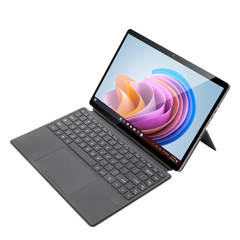 BT1408大画面Windows11タブレットPCとIntelN10014インチIPSFHD 16GB256GBキーボードスタイラスオプション2 in 1 WiFiラップトップ