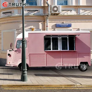 TRUTH Reboque de comida móvel para uso ao ar livre Carrinho de comida móvel de rua Fábrica da Áustria Caminhão de comida móvel para venda Aço americano