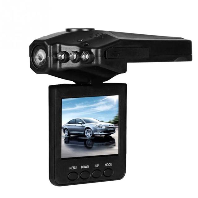 Auto Electronic Mini Dash Camera Infrared Night Vision 720P Video Recorder 2.2" Screen G-Sensor Loop Recording 12-24V 1 Year