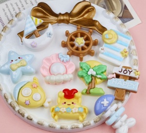 Đại Dương Loạt Nhựa Thủ Công Mỹ Nghệ Cây Dừa Thuyền Cua Biển Sao Xương Cá Trang Trí Cho Cốc Nước Vá Điện Thoại Trường Hợp & Trang Trí - Product Image 1