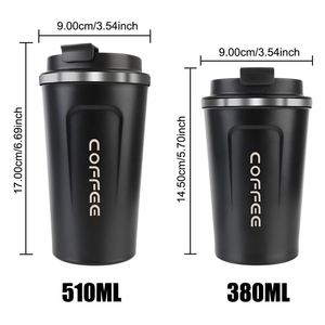 CORFEE Stainless Steel Vacuum Tumbler 12oz With Flip Lid Thermal Insulation Travel Cup Minimalist Design Multiple Colors - Product Image 2