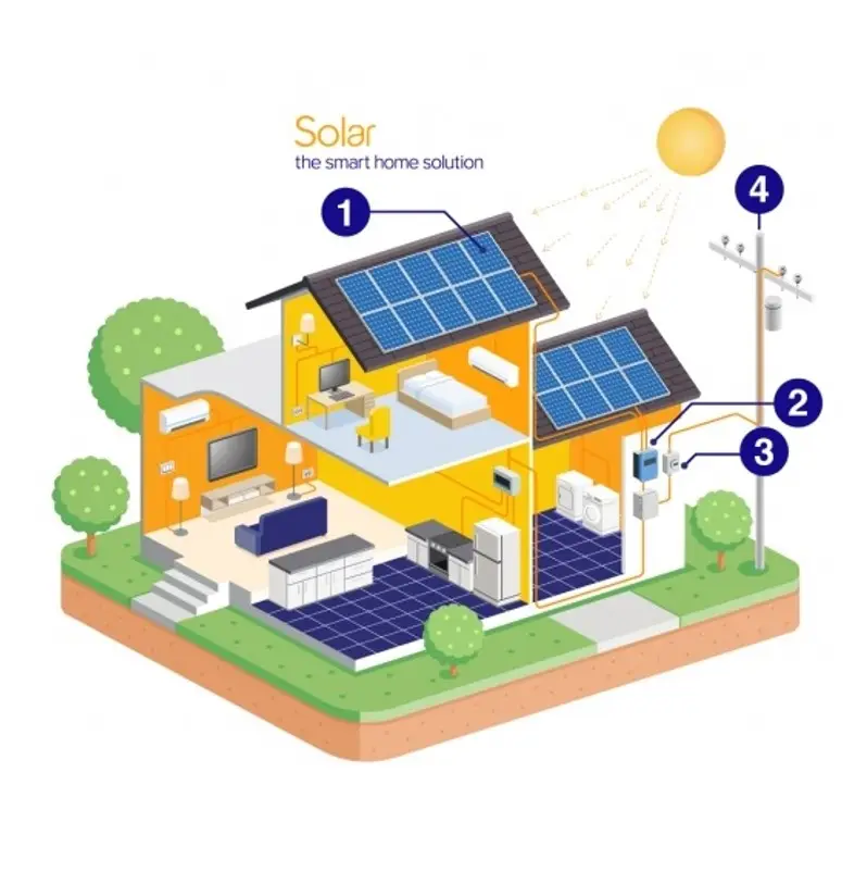 Solar Installatie 50kw 100kw Op Grid Solar Compleet Solar Zonne-energie Systeem Met Zonnepaneel