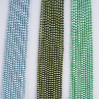 Perles d'eau douce naturelles de forme ronde Akoya 3-3,5 mm pour la fabrication de bijoux