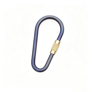 Mosquetón de Aleación de <span class=keywords><strong>Titanio</strong></span> GR5 Colorido para Camping y Senderismo, Llavero con Gancho y Anillo para Llaves - Product Image 3