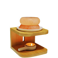 Pierres de massage chaudes en sel de l'Himalaya, kit de pierres chaudes orange pour le visage, SPA rose, santé et bien-être