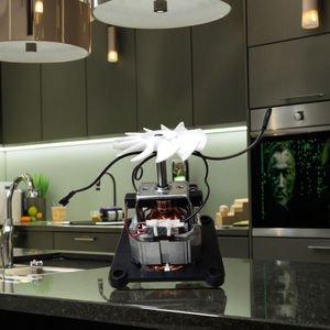 400W điện đứng Máy xay sinh tố với 1.5L nhựa Jar tốc độ biến & lưỡi cho ép Mài trộn 220-240V - Product Image 6