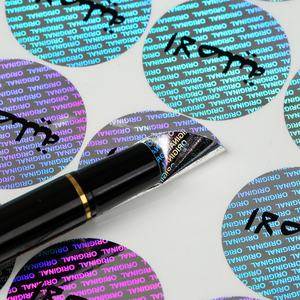 Etiqueta Anti-Falsificación de PET Holográfica con Impresión UV Personalizada de Fábrica, Duradera y de Larga Duración con Marca Registrada para Empaquetado - Product Image 3