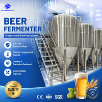 Cuve de fermentation de bière en acier inoxydable 304 de 1000L/2000L/3000L - Cône stérile durable avec fonction de fermentation, facile à utiliser