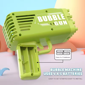 Pistola de <span class=keywords><strong>Burbujas</strong></span> Eléctrica Automática EPT con Múltiples Orificios, 2 Colores Surtidos, Juguete de <span class=keywords><strong>Burbujas</strong></span> para Niños, Verano, Aire Libre - Product Image 5