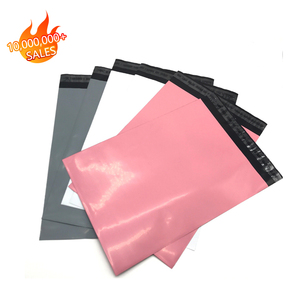 Waterproof Custom Personalised Logo Biodegradable Plastic Shipping Mailing Bags Pink Black Yellow