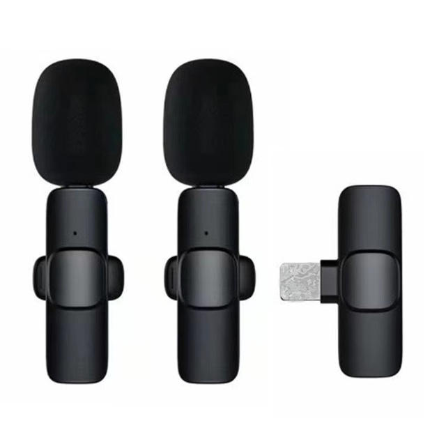 Mini K9 Usb c Live Stream Noise Reduction Lapel Mic Phone Podcast Wireless Lavalier Microphone